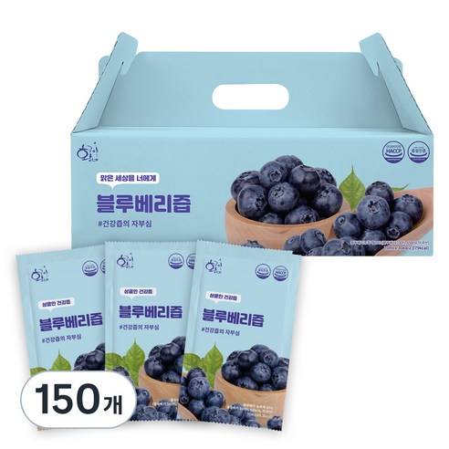 황금이네 블루베리즙, 70ml, 150개