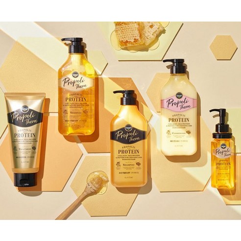 엘라스틴 프로폴리테라 트리트먼트로 손상된 머릿결에 윤기와 생기를!