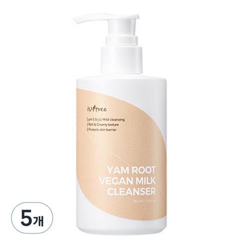 이즈앤트리 참마 밀크 클렌저, 220ml, 5개