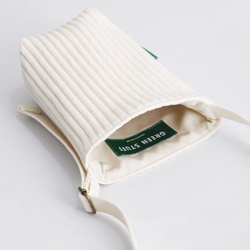 스타일리시하고 지속 가능한 여성용 그린스터프 텀블러 에코 줄조절 미니백 60