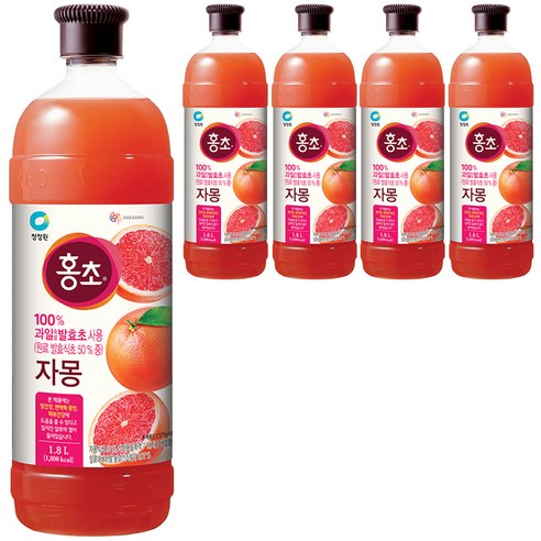 홍초 자몽, 1.8L, 5개