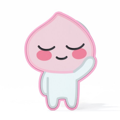 카카오프렌즈 전신형 휴대폰 그립톡, 어피치, 1개