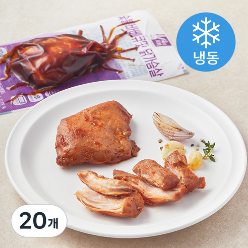 육식토끼 숯불바베큐맛 닭가슴살 (냉동), 100g, 20개, 1개입