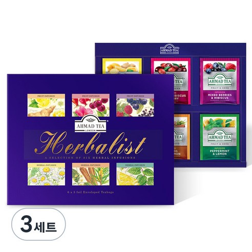 아마드티 허브 셀렉션 선물세트, 6종, 3세트