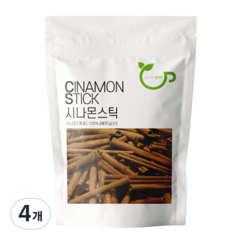 그린팟 시나몬스틱, 300g, 4개