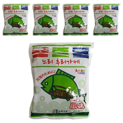 천혜식품 노리 후리가케, 500g, 5개