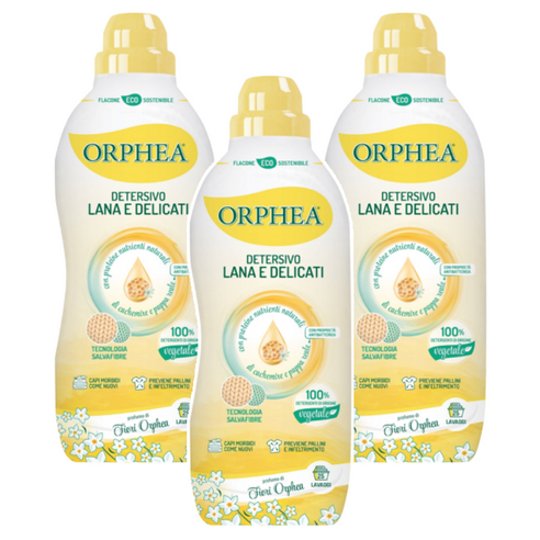 오르페아 델리카티 의류용 프리미엄 세제 본품 피오리향, 750ml, 3개