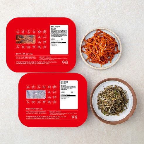 마른반찬 고추장진미채 250g + 멸치볶음 250g 세트, 3세트