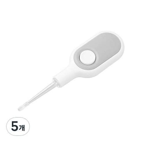 블루버킷 심플 디자인 LED 유아귀이개, 5개, 1개입
