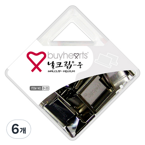 바이하츠 실버날크립, 20개입, 6개