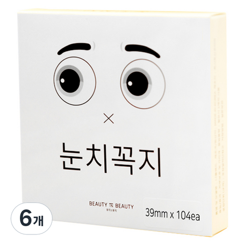 뷰티인뷰티 눈치꼭지 니플밴드 104p, 6개