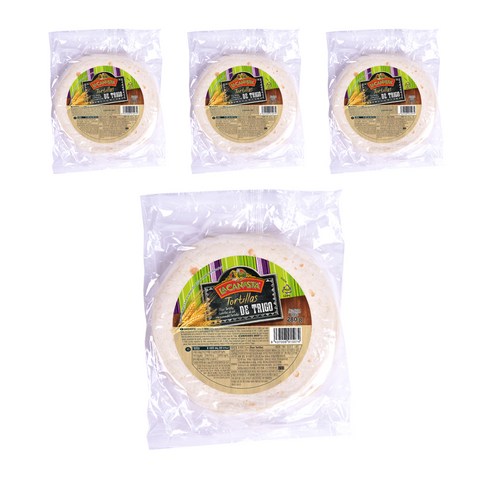 라카나스타 미션푸드 밀 또띠아 15cm, 280g, 4개