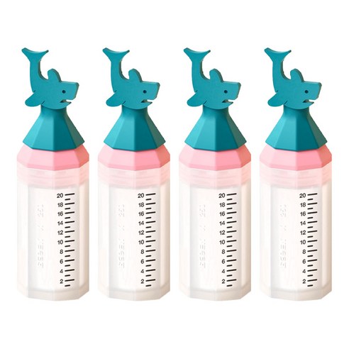 이크 실리콘 투약병 검정눈금 상어 20ml, 8809544410571, 4개