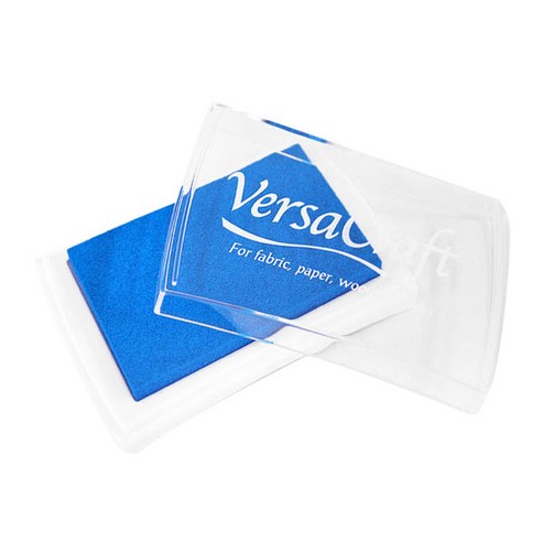 VersaCraft 츠키네코 스탬프 패브릭잉크 대, VK-119 Cerulean Blue, 1개
