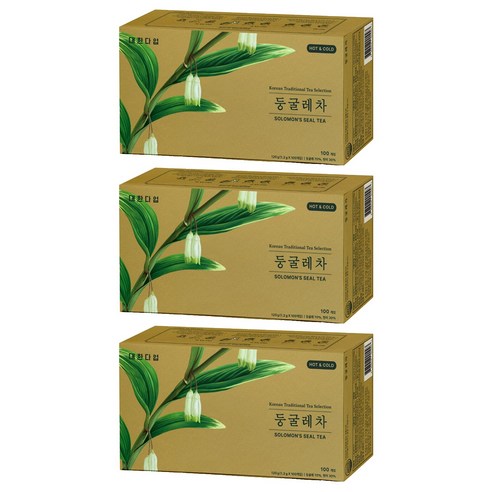 대한다업 둥굴레차, 1.2g, 3개, 100개입