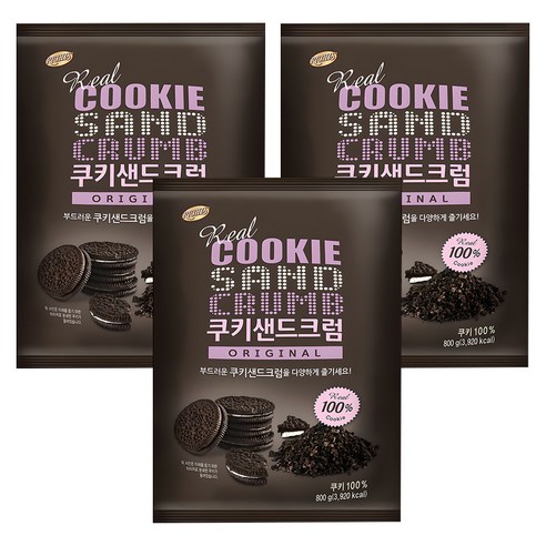 리치스 쿠키샌드 크럼, 3개, 800g