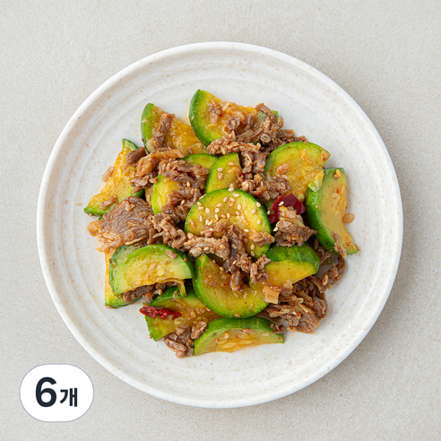 강남밥상 소고기애호박볶음, 150g, 6개