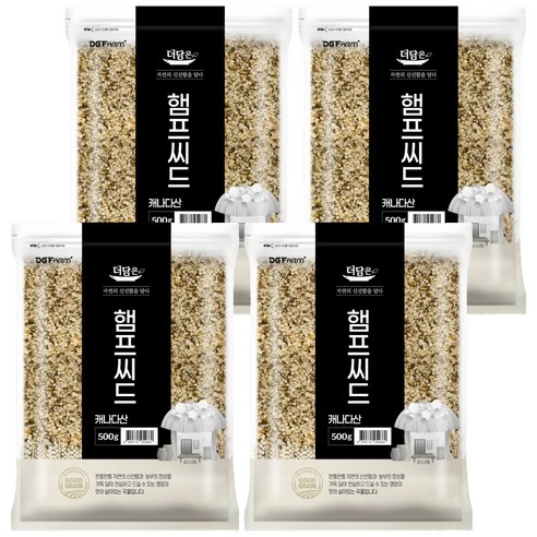 더담은 햄프씨드, 500g, 4개