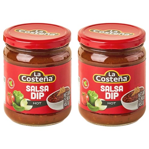 라코스테냐 살사소스 매운맛, 453g, 2개
