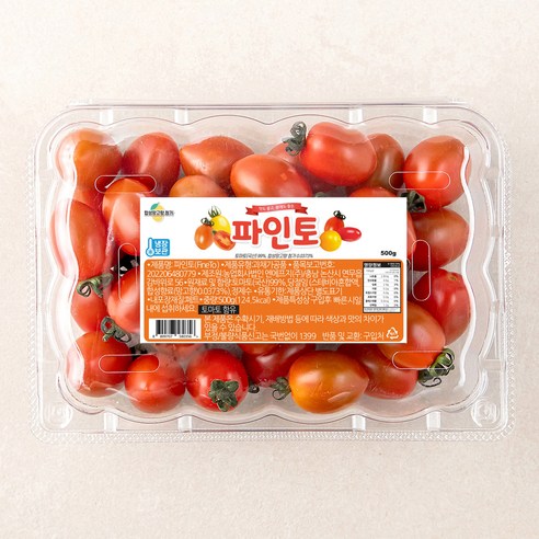 파인토 스테비아 대추방울토마토, 500g, 1개