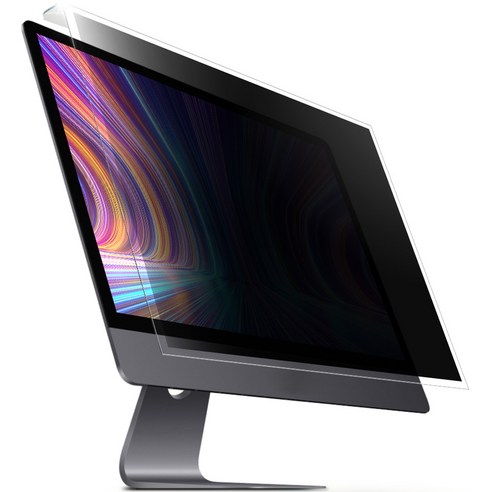 아이세이퍼 거치식 모니터 보안필름 화면보호기 ISF19W 440x290mm, 블랙그레이, 1개