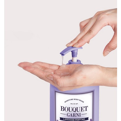 은은한 라벤더 향과 촉촉한 보습, 부케가르니로 샤워의 품격을 높이세요!