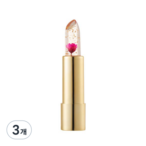 칼리즈메이 플라워 립스틱, 플레임 레드, 3.4g, 3개