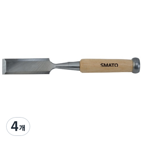 스마토 목공용끌 나무자루 SM-FC25W C1093016, 4개