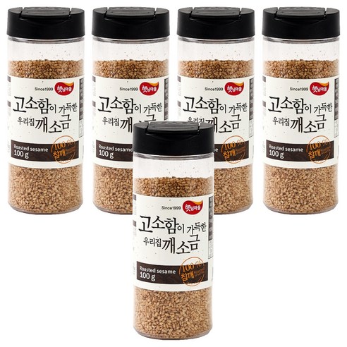 햇님마을 깨소금, 100g, 5개