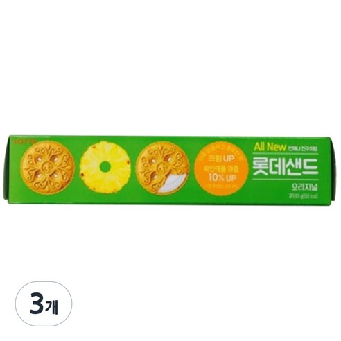 롯데제과 롯데샌드, 105g, 3개