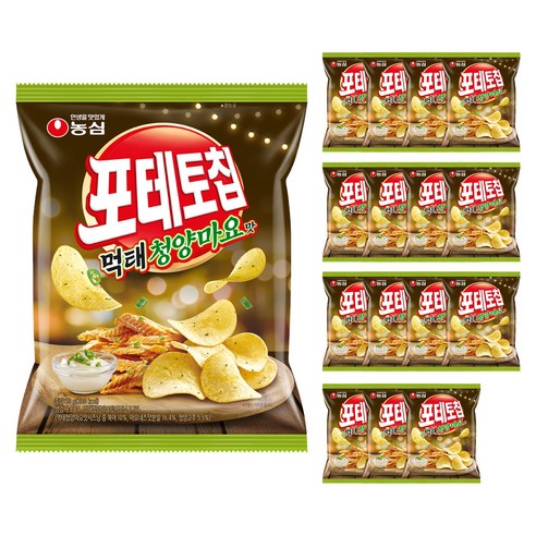 Read more about the article 포테토칩 먹태 청양마요맛 – 고소한 감칠맛이 일품인 과자