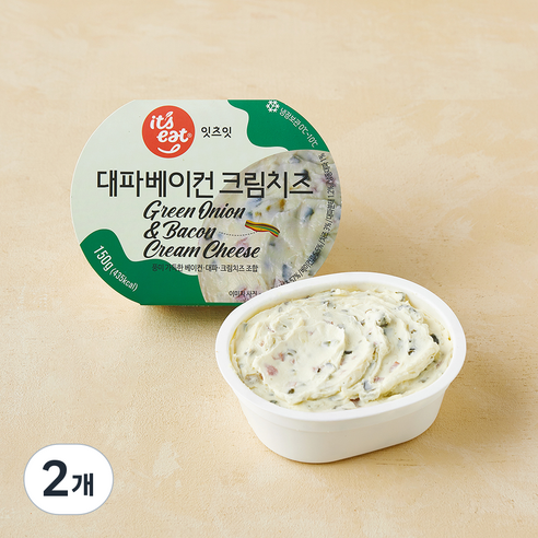 [로켓프레시] 잇츠잇 대파베이컨 크림치즈, 150g, 2개, 1개입