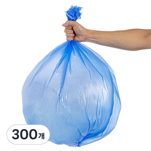 코멧 배접 쓰레기 비닐봉투 청색, 80L, 300개