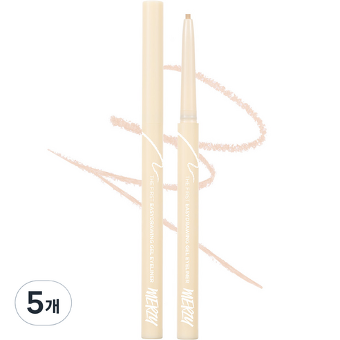 머지 더 퍼스트 이지드로잉 젤 아이라이너 0.14g, EG5 딜라잇, 5개