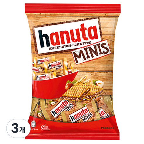 페레로 하누타 미니스 샌드, 200g, 3개