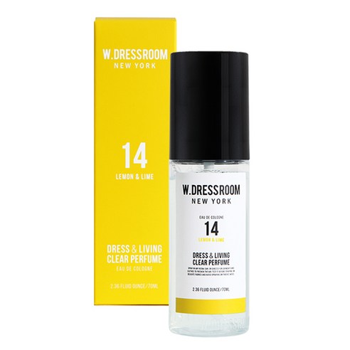 더블유드레스룸 드레스 앤 리빙 클리어 퍼퓸 70ml, No 14 레몬&라임, 1개