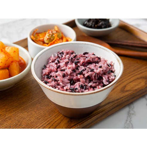 건강하고 맛있는 편리 식사: 곰곰 소중한 우리쌀 찰흑미밥