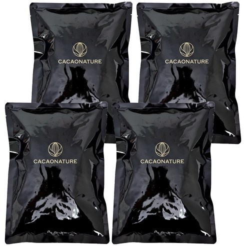 카카오네이처 화이트 컴파운드 코팅 초콜릿, 1kg, 4개