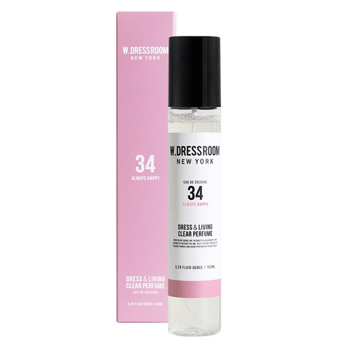 더블유드레스룸 드레스 앤 리빙 클리어 퍼퓸 150ml, No 34 올웨이즈해피, 1개