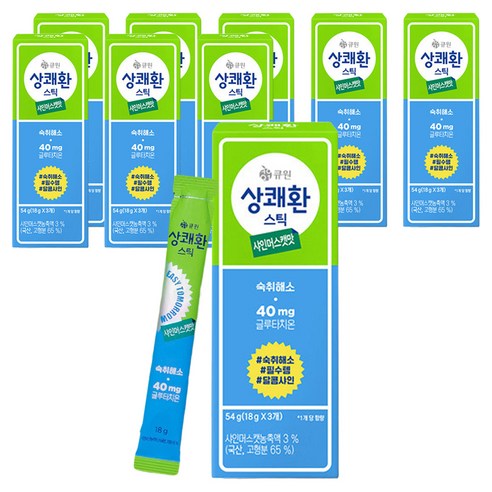 상쾌환 스틱 샤인머스캣맛, 18g, 9개
