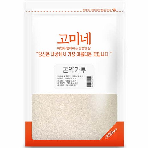 고미네 곤약 가루, 1kg, 1개