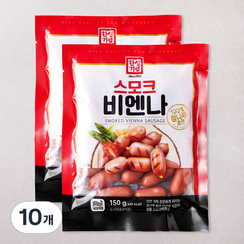 한성기업 스모크 비엔나, 150g, 10개