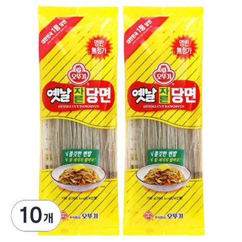 오뚜기옛날 자른당면, 100g, 10개