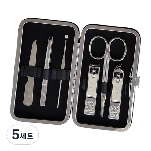 777 간편형 손톱깎이 6종세트, 5세트