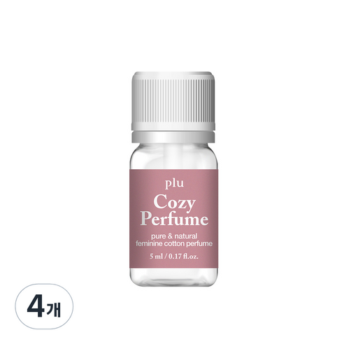 플루 퓨어 앤 내추럴 코지 이너 퍼퓸, 5ml, 4개