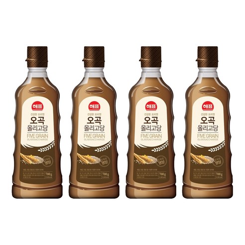 해표 오곡올리고당, 700g, 4개