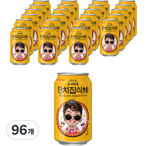 롯데칠성음료 수미네 잔치집식혜, 340ml, 96개