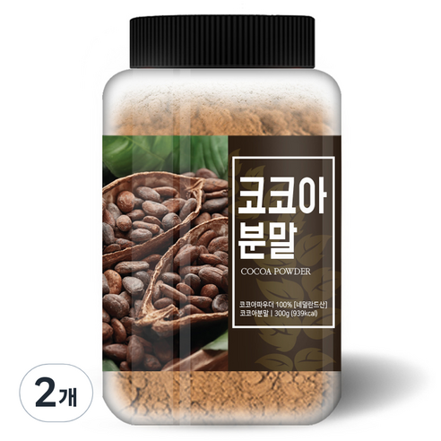 건강스토리 코코아 파우더, 300g, 1개입, 2개