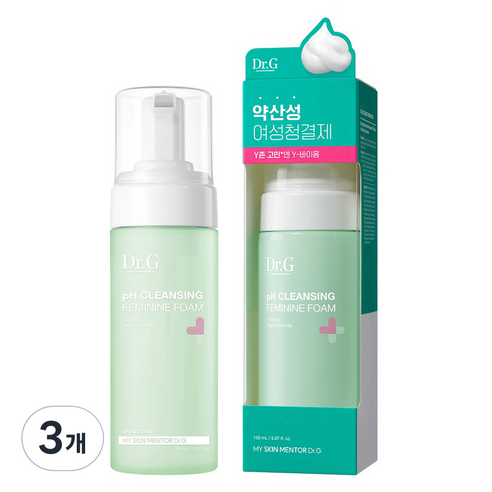 닥터지 약산성 여성청결제, 3개