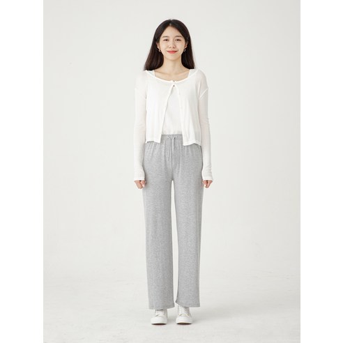 캐럿 여성용 솔리드 라운지 팬츠: 편안한 휴식을 위한 필수 아이템